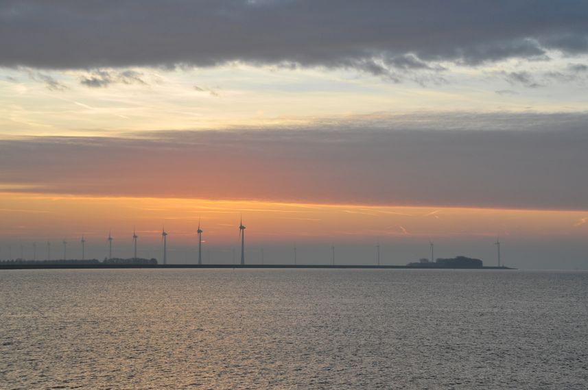 Zonsondergang bij Lemmer 2