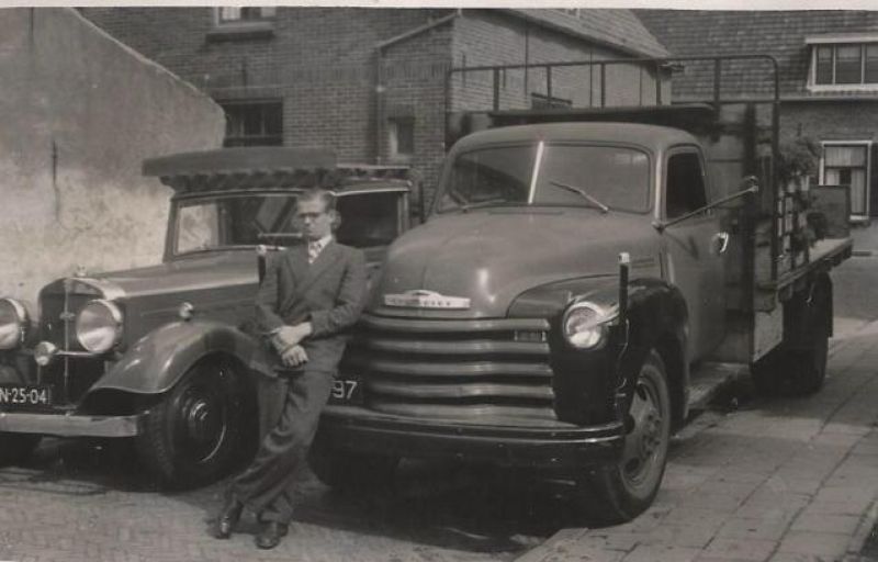 De eerste vrachtauto van Valkenburg