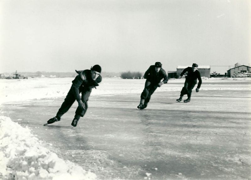 Schaatsen op de Oude Rijn