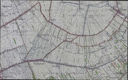 Chromotopografische Kaart des Rijks (kaartblad 165: Gorredijk)