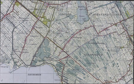 Chromotopografische Kaart des Rijks (kaartblad 182: St. Johannesga)