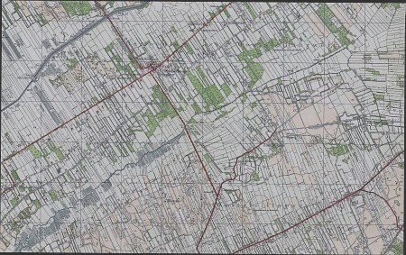 Chromotopografische Kaart des Rijks (kaartblad 184: Oldeberkoop)
