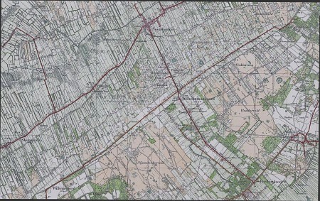 Chromotopografische Kaart des Rijks (kaartblad 202: Noordwolde)