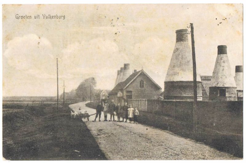 Straatweg, Valkenburgerweg - kalkovens later kalkfabriek, 