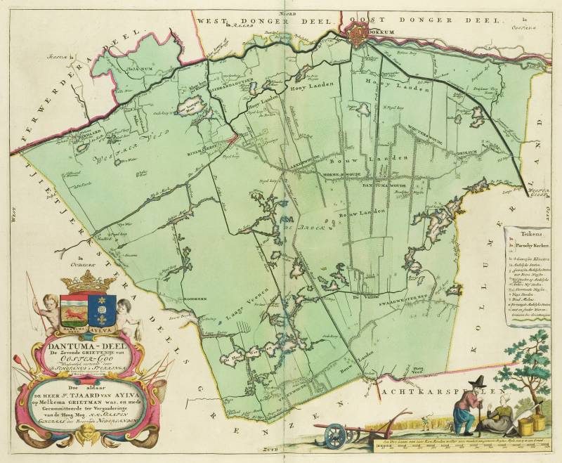 Dantumadeel in de atlas van Schotanus