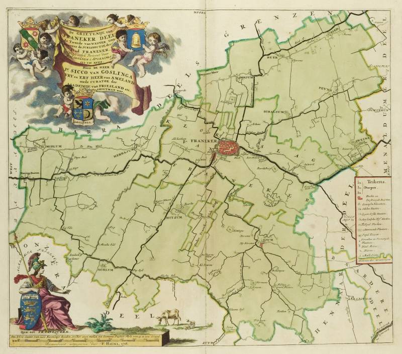 Franekeradeel in de atlas van Schotanus