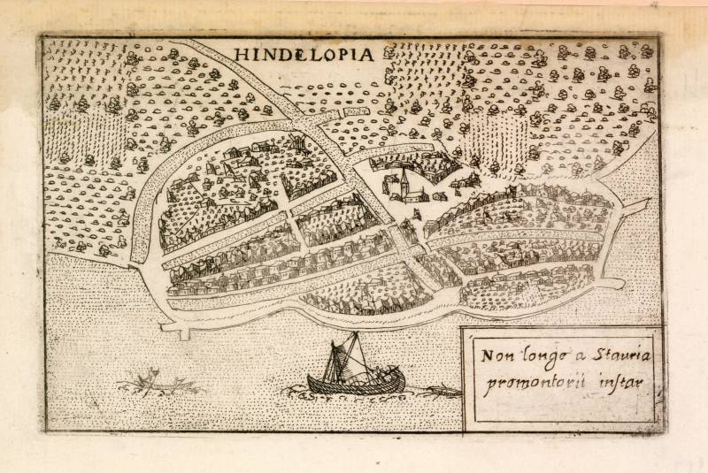 Kaart van "Hindelopia" 