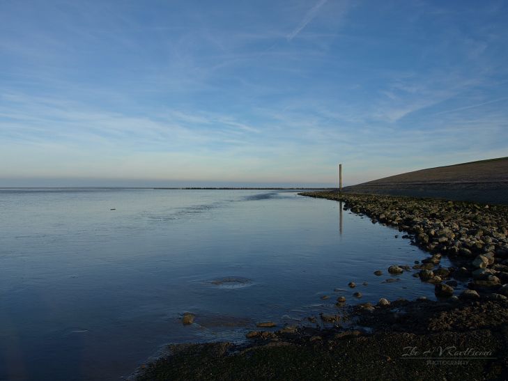 Laagtij bij de dijk van Wierum