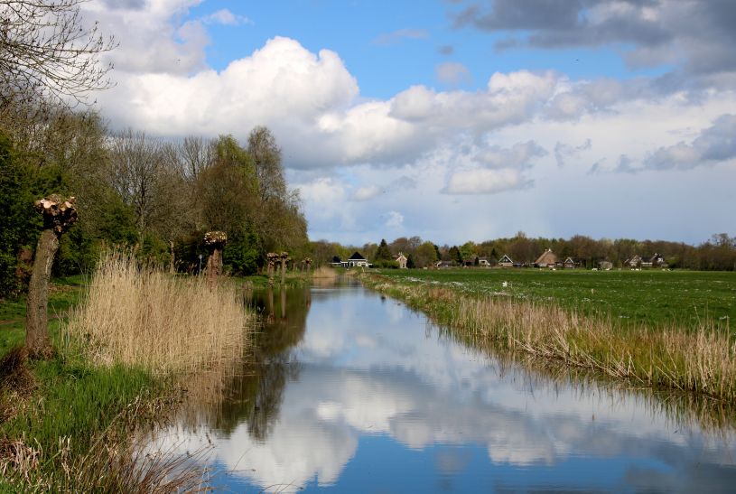 De Marwei in Burgum. Mooi wandelpad.