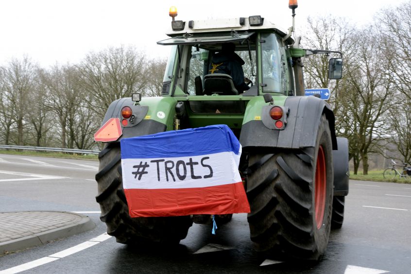 Boerenprotest tegen sitkstofbeleid