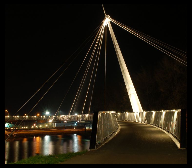 Fietsbrug in Drachten